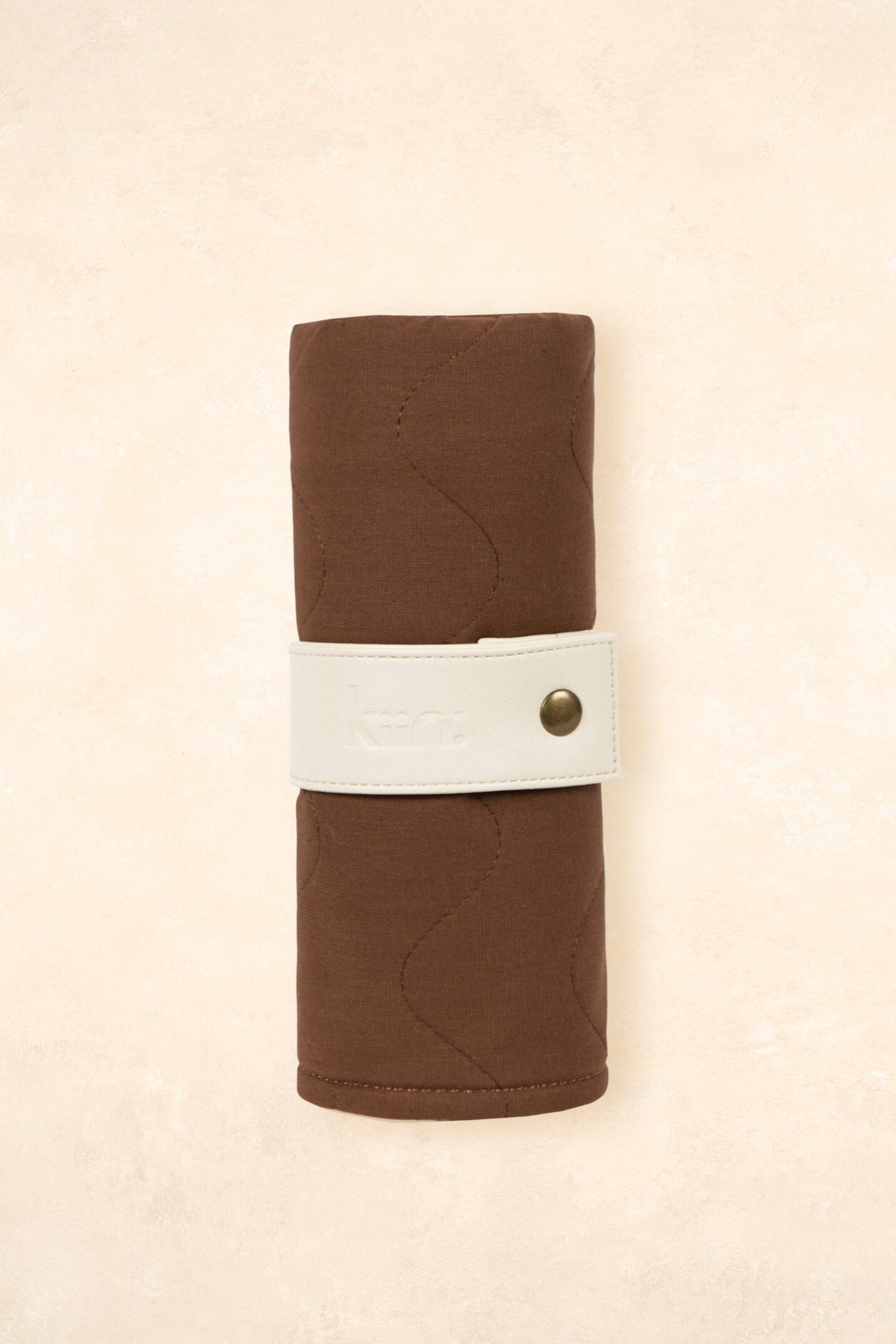 Luxe Travel Change Mat: Chocolate