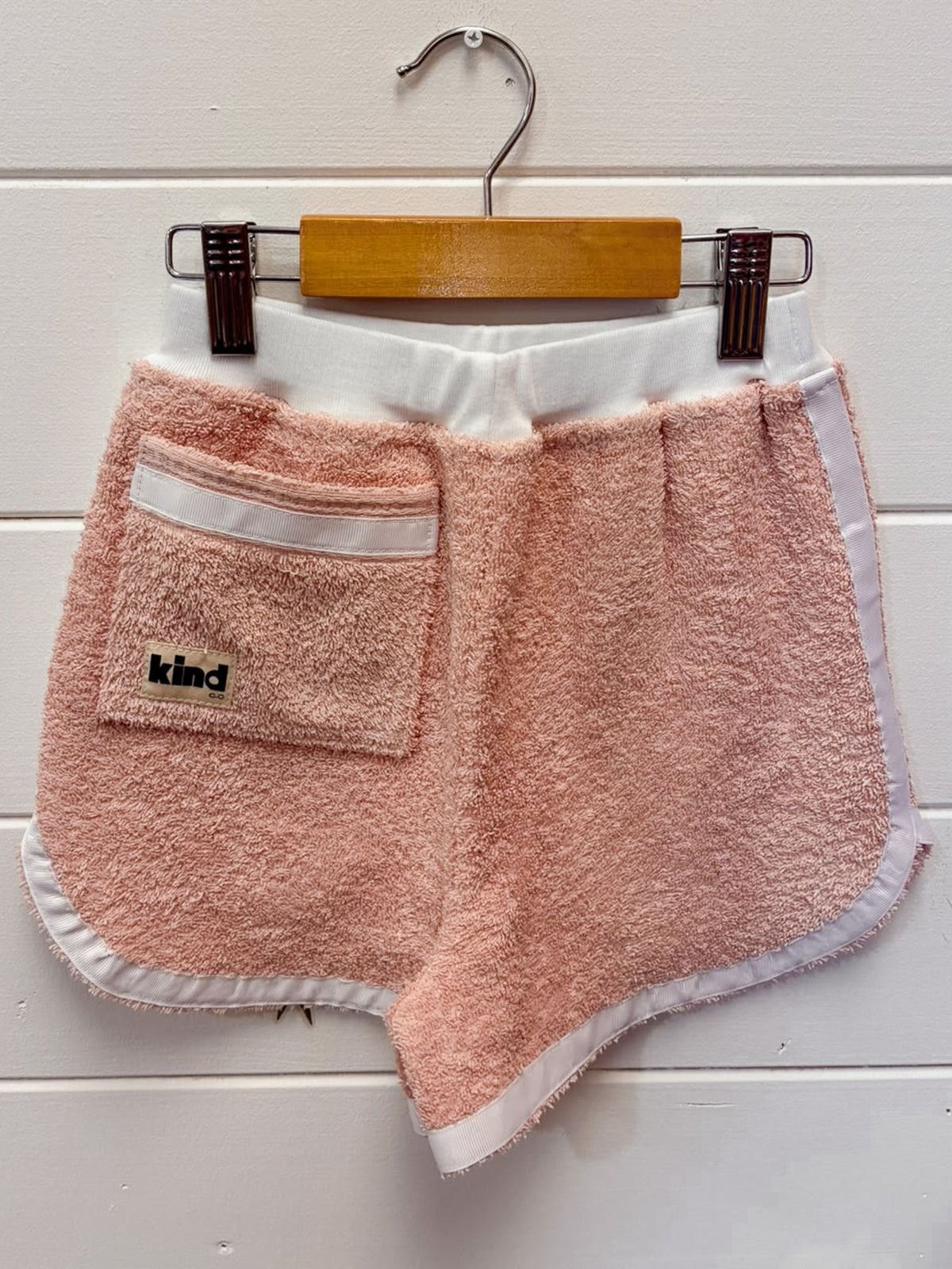 Kind Clothes Club Peach Sport Terry Shorts | Size 4