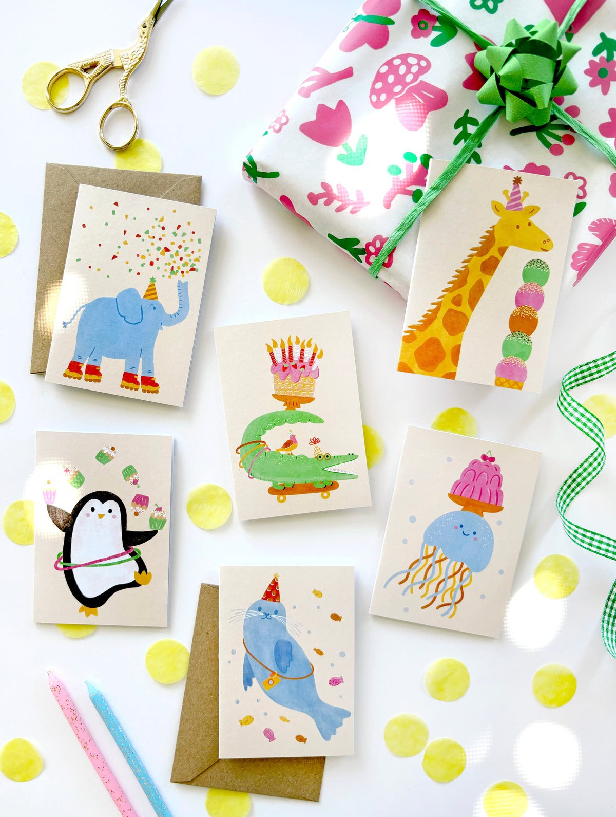 Lauren Sissons Studio Elephant Mini Card