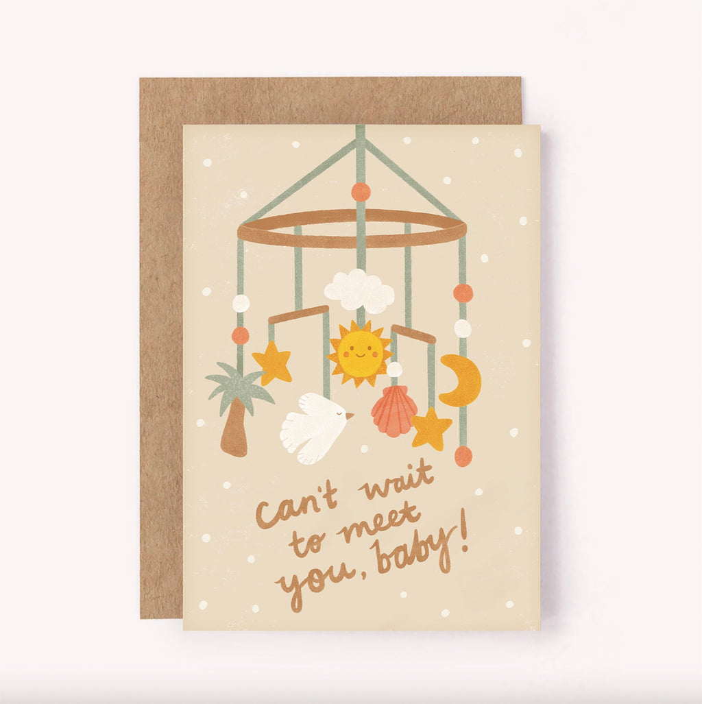 Lauren Sissons Studio Can't Wait To Meet You Baby Card