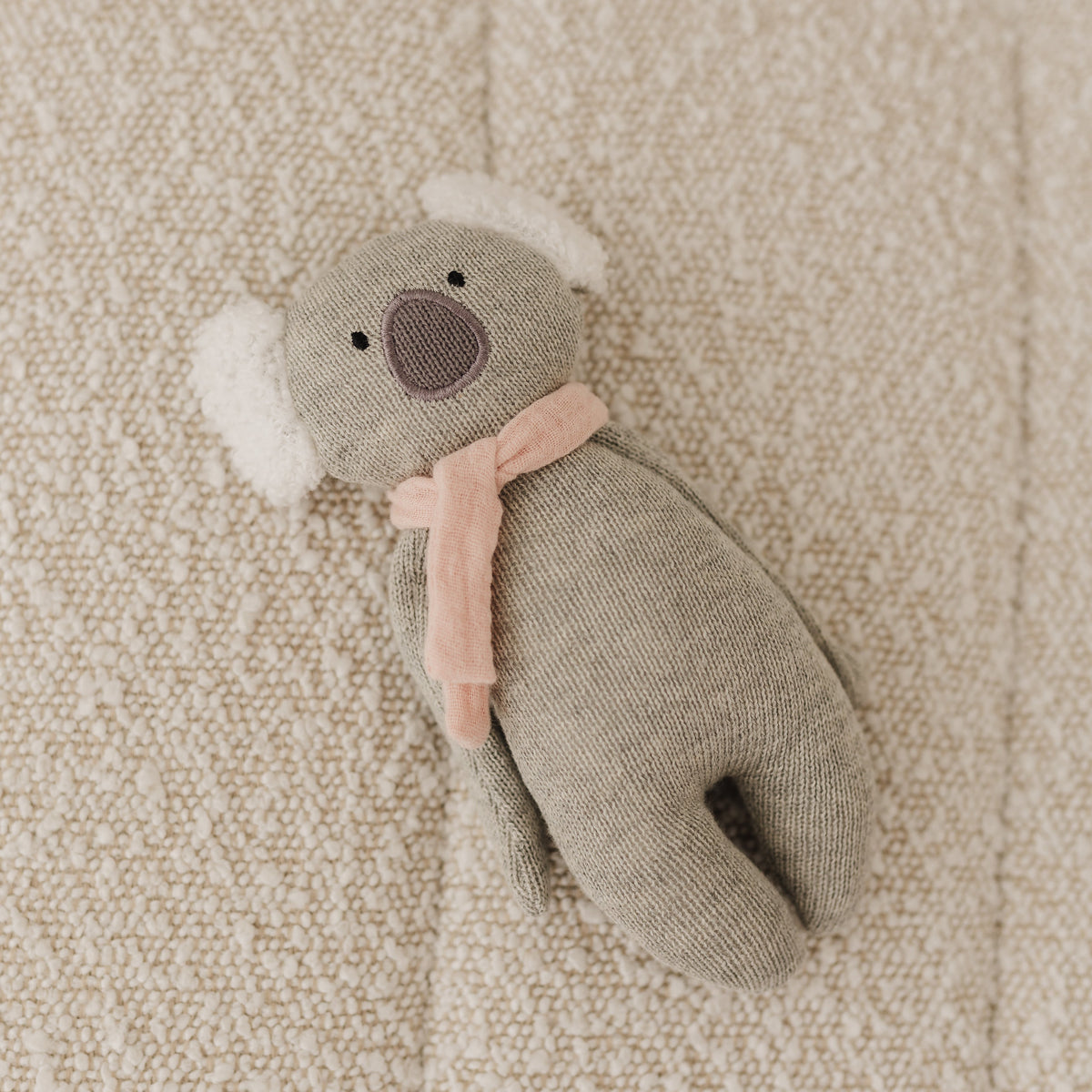 Emotion & Kids Koa the Koala Rattle Doll - Dusty Pink