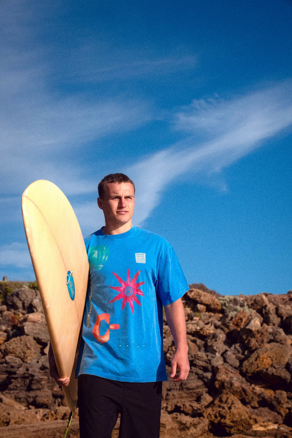 Zamimi Swell Tee - Blue