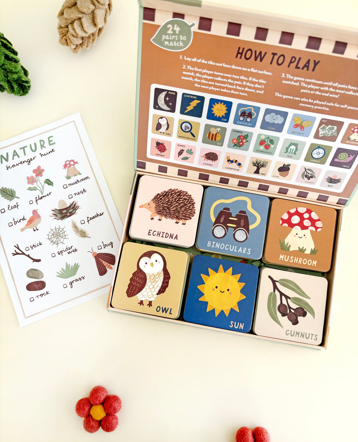 Lauren Sissons Studio Forest Finds Memory & Matching Game