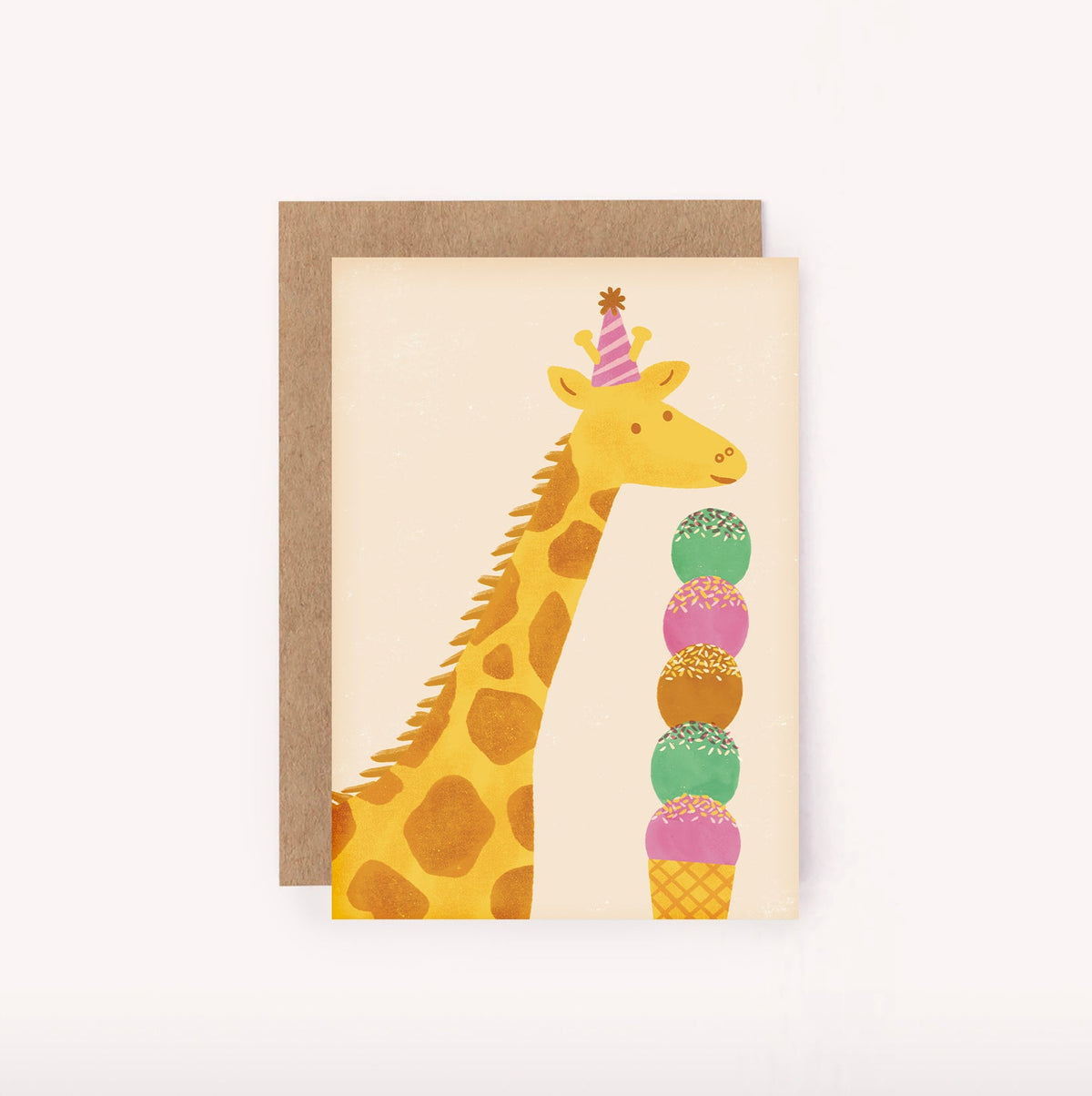 Lauren Sissons Studio Giraffe Mini Card
