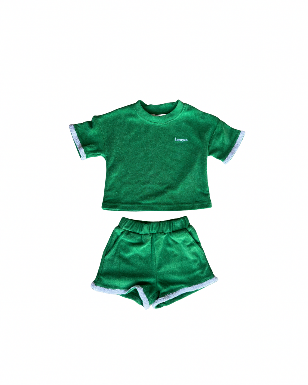 Lennyco Terry Towelling Set - Green