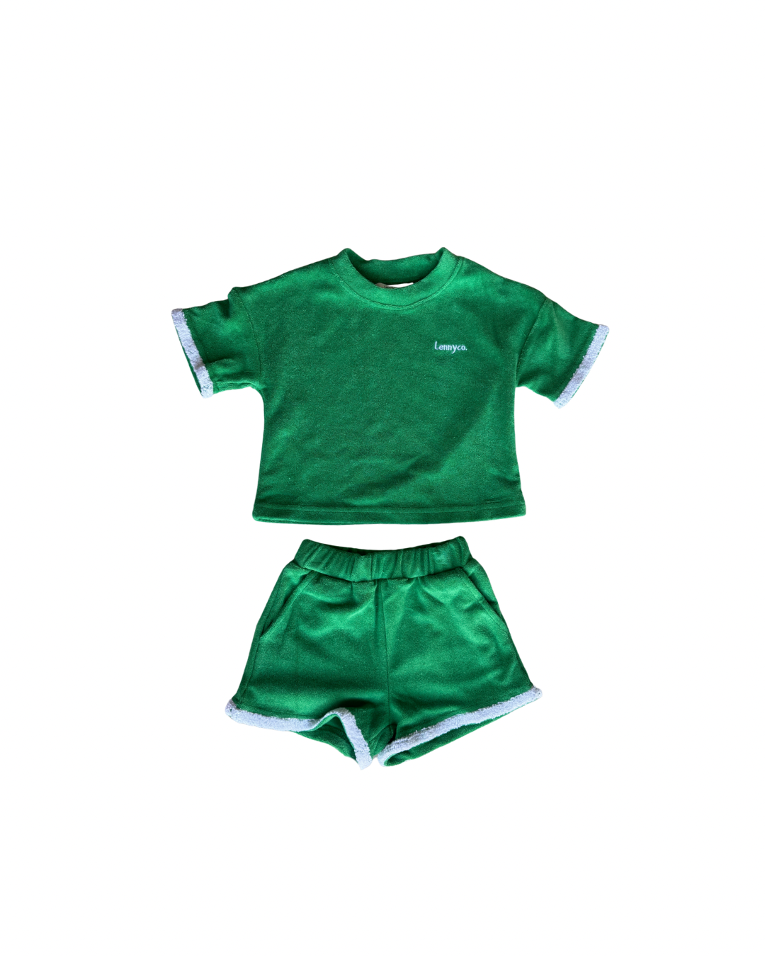 Lennyco Terry Towelling Set - Green