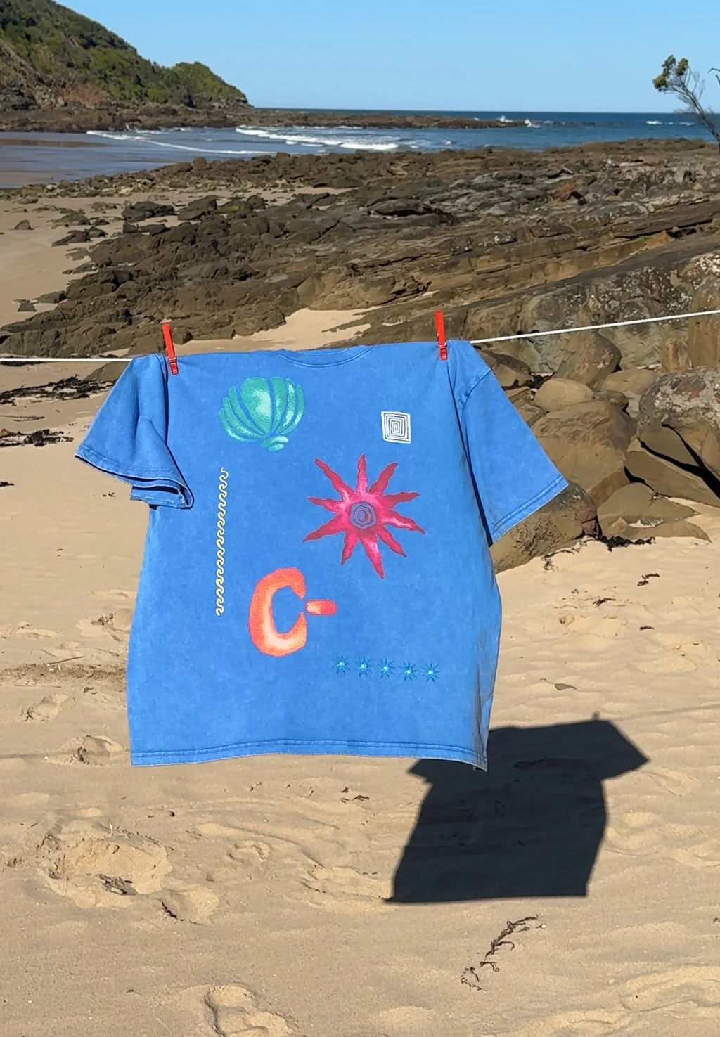 Zamimi Swell Tee - Blue