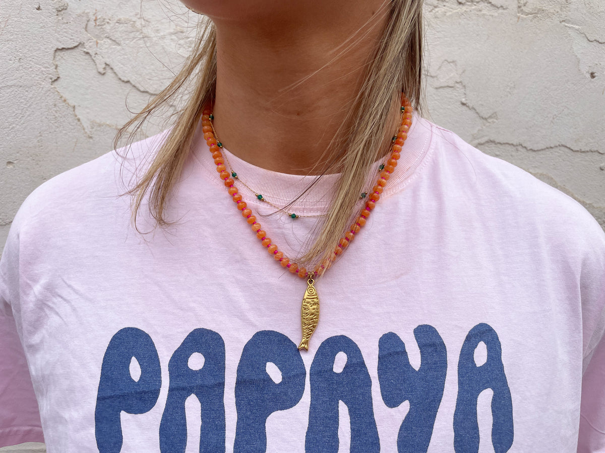 Fish Necklace - Orange