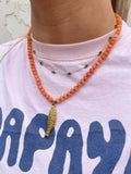 Fish Necklace - Orange