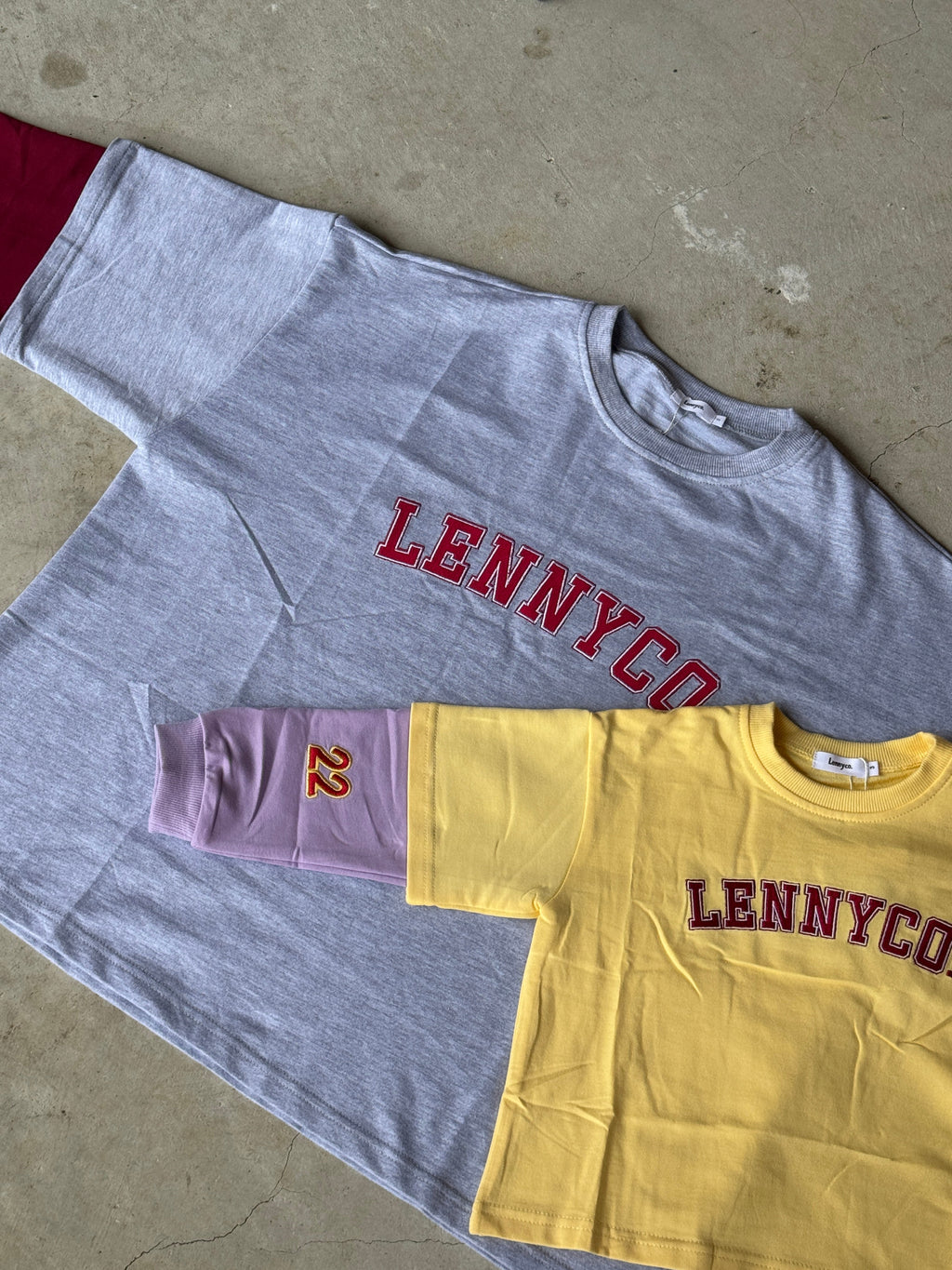 Lennyco Kids Layered Long Sleeve - Yellow/Purple