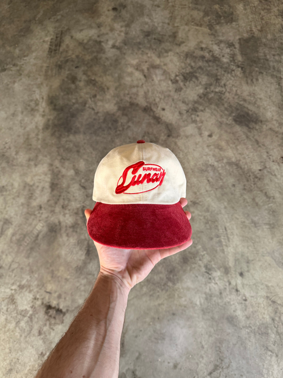 Lunar Co Nostalgia 6 Panel Cap - Red