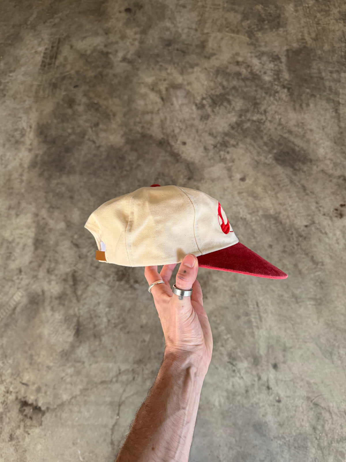 Lunar Co Nostalgia 6 Panel Cap - Red