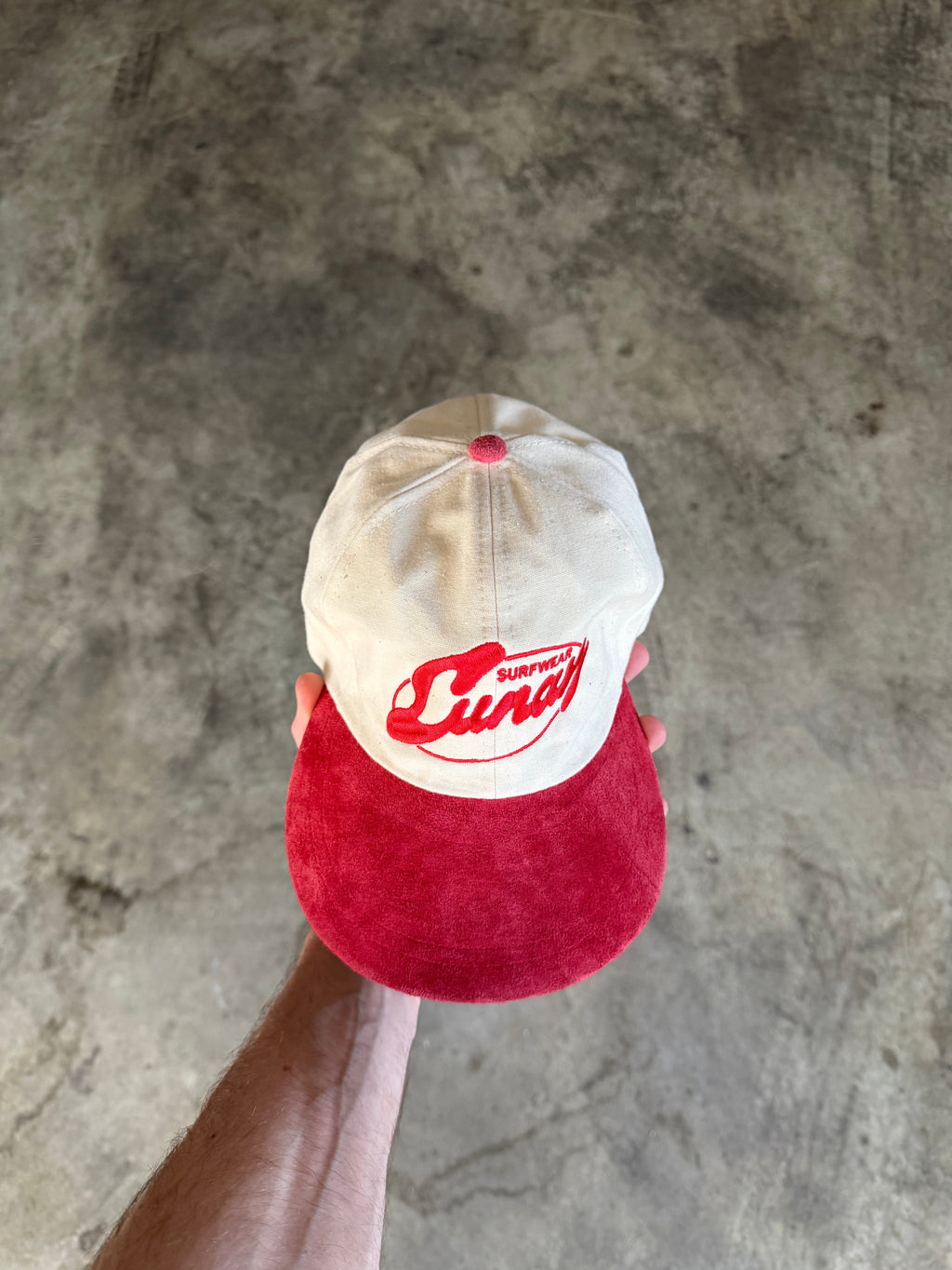 Lunar Co Nostalgia 6 Panel Cap - Red