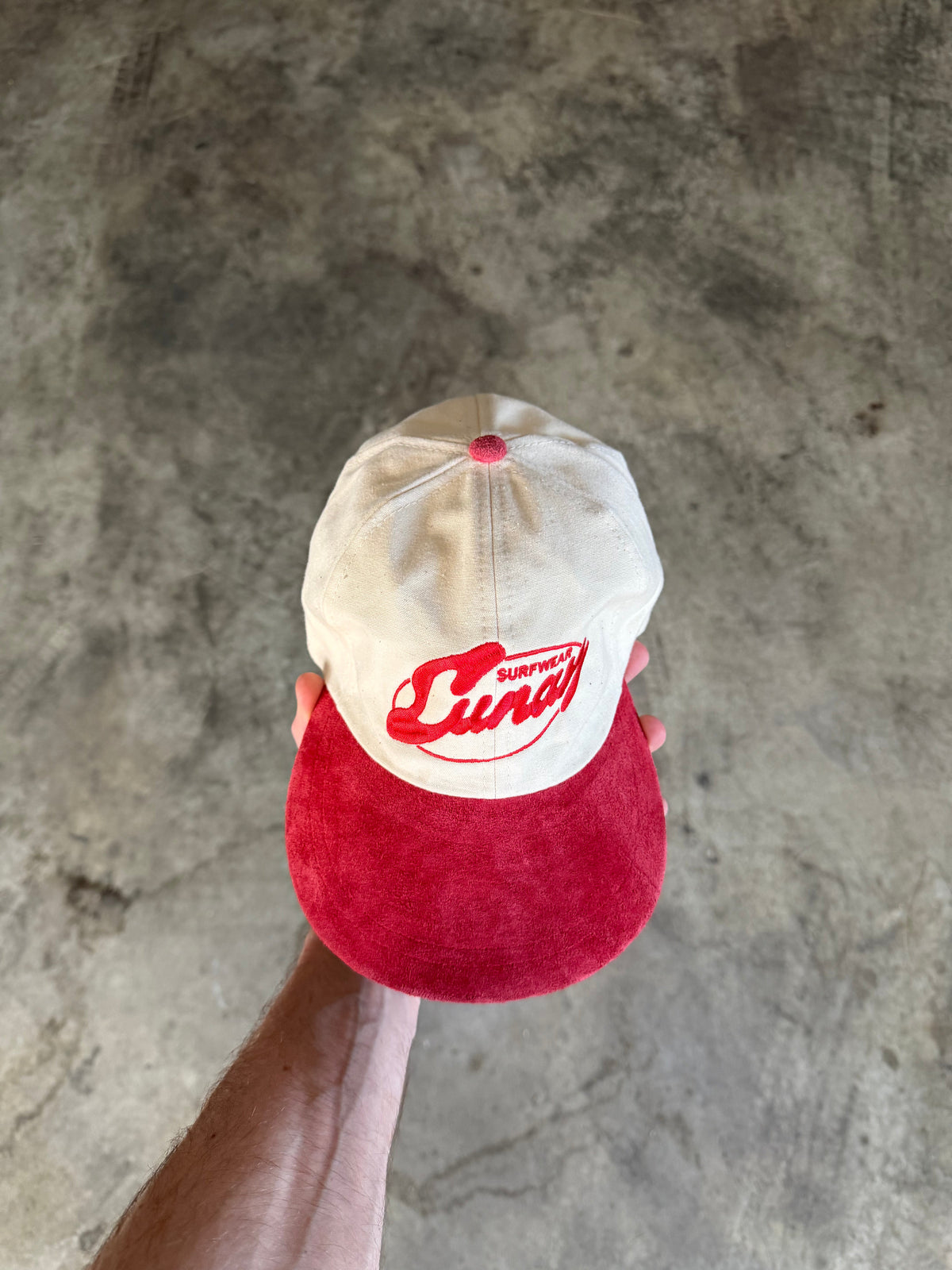 Lunar Co Nostalgia 6 Panel Cap - Red
