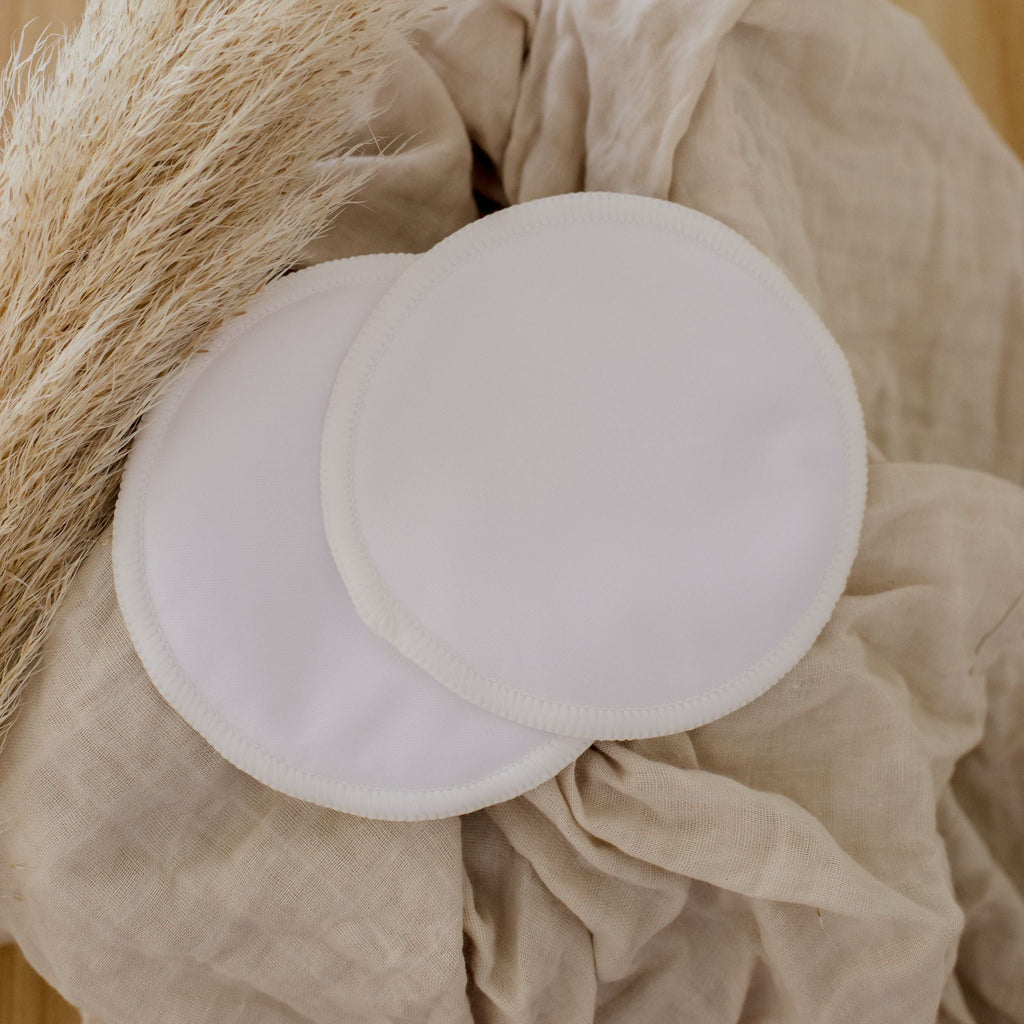Zoe Sage Washable Bamboo Nursing Pads 8 Pack - Silk