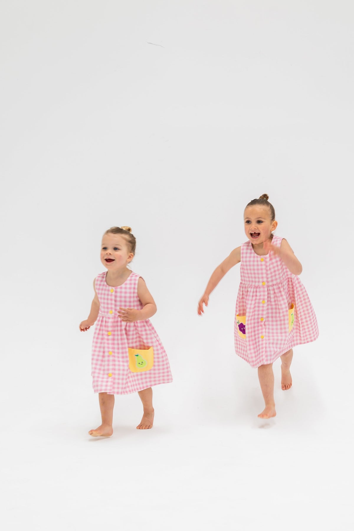 Lennyco Gingham Dress - Pink