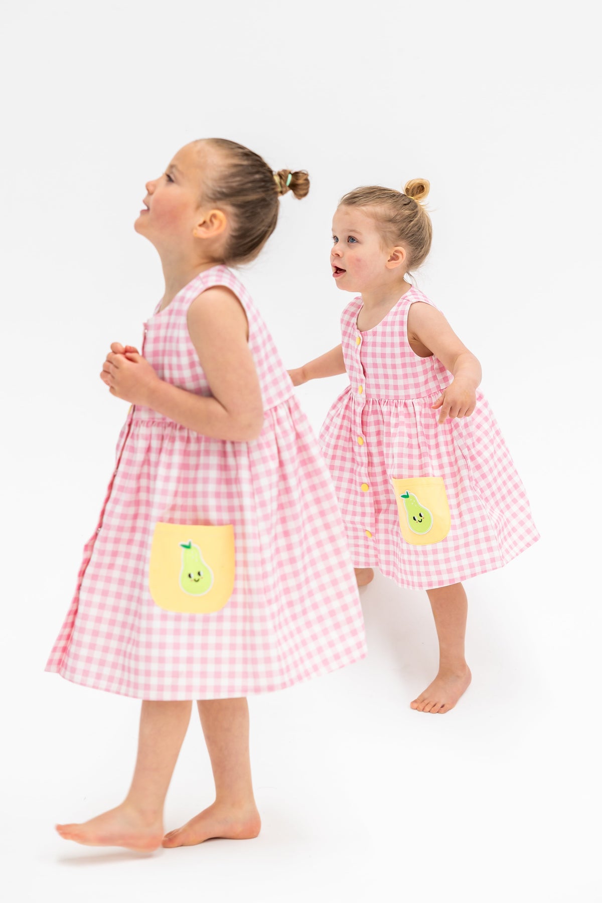 Lennyco Gingham Dress - Pink