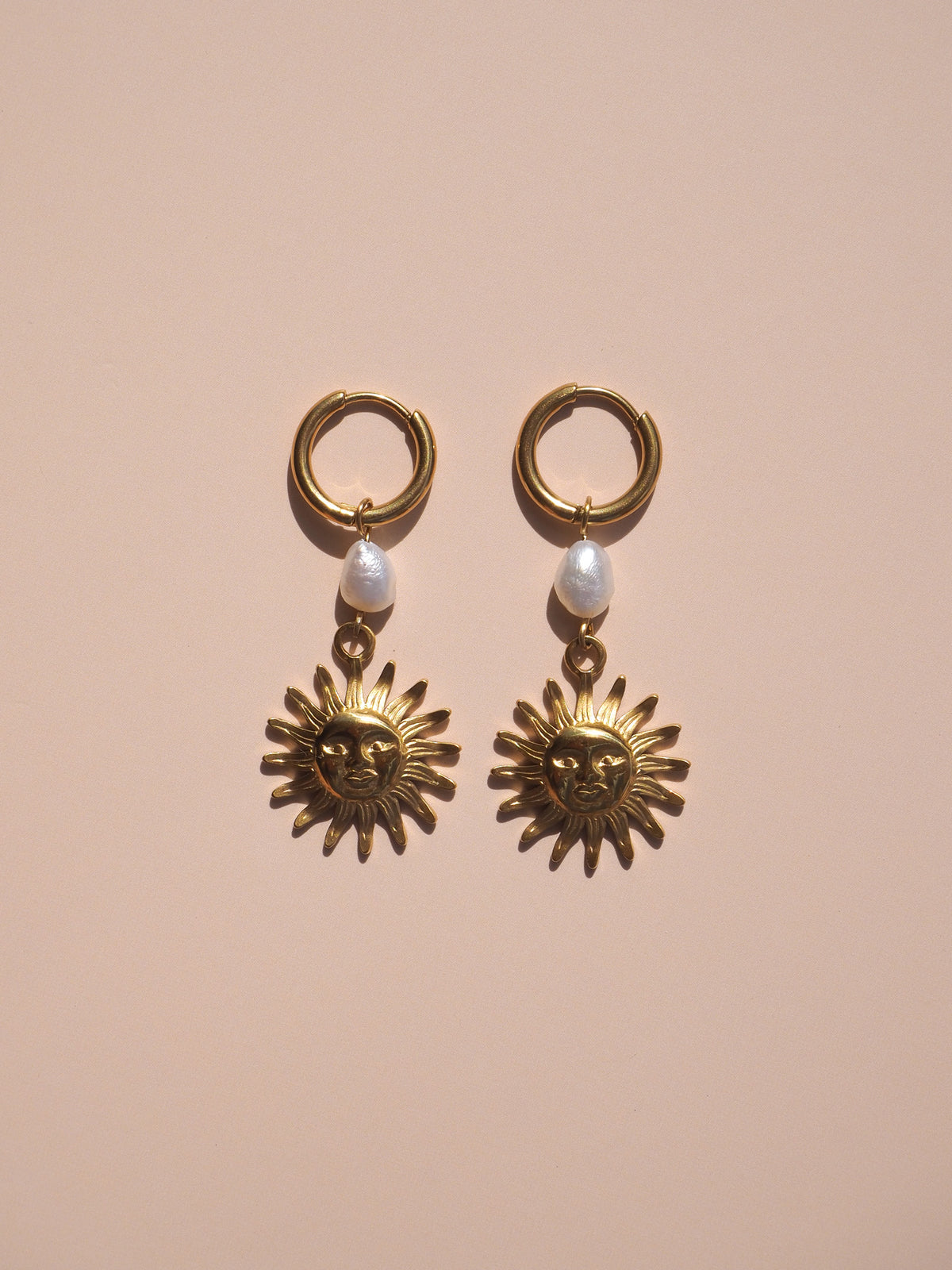 Sun Pearl Earrings