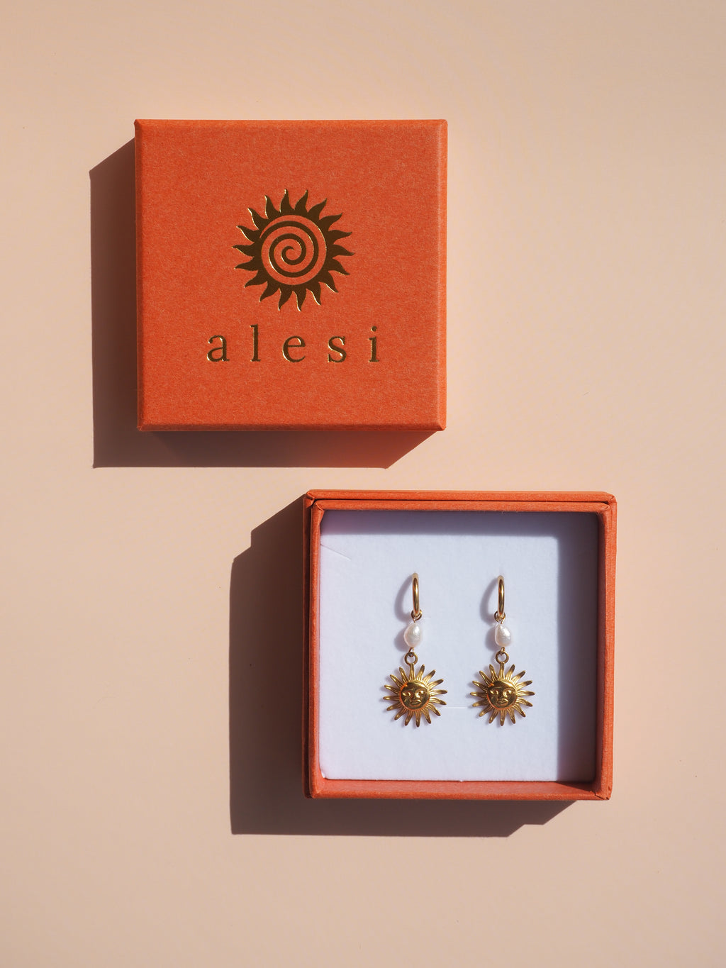 Sun Pearl Earrings