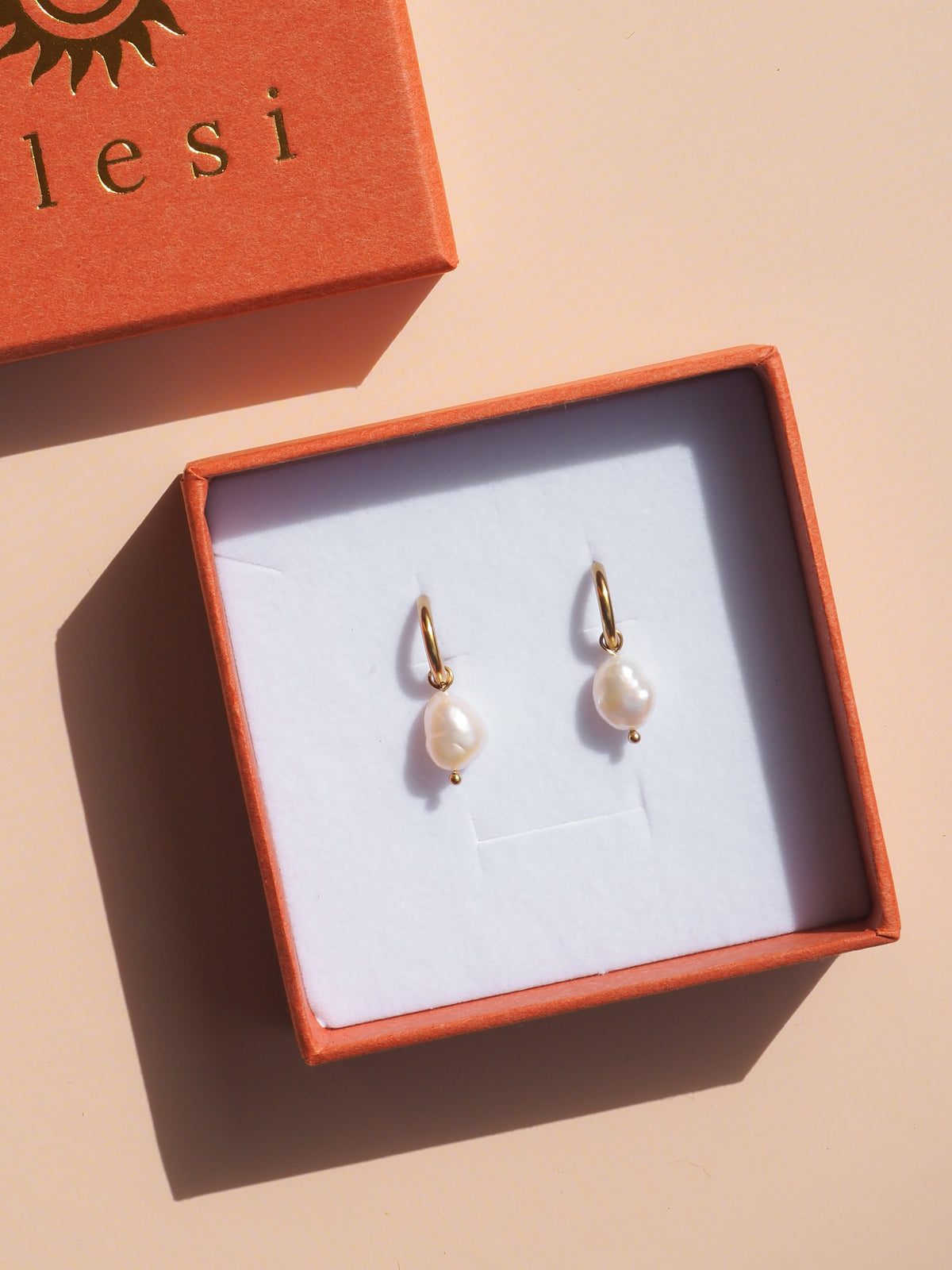 Freshwater Pearl Hoops