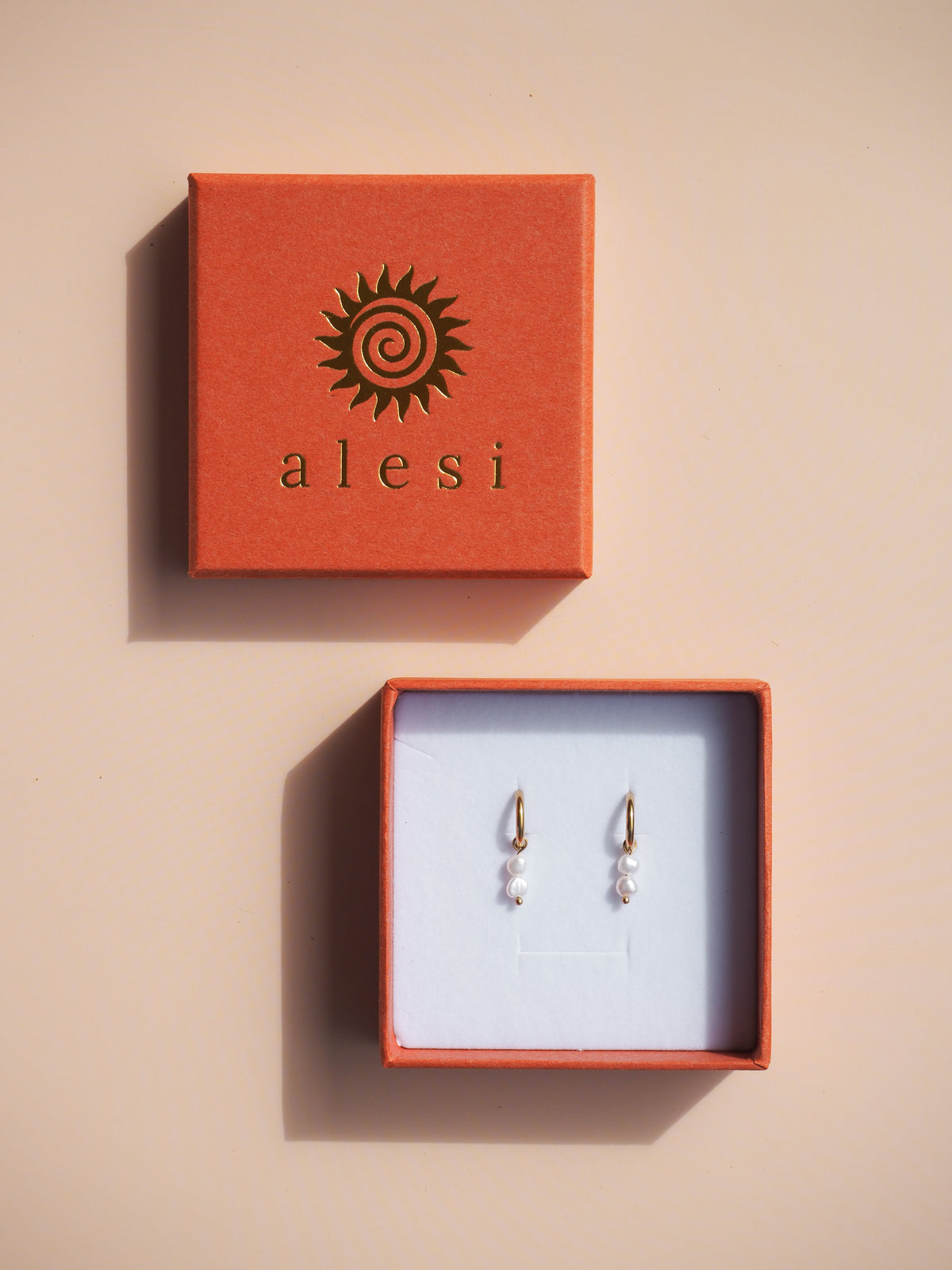 Mini Double Stack Pearl Earrings