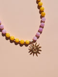 Spiral Sun Pink & Yellow