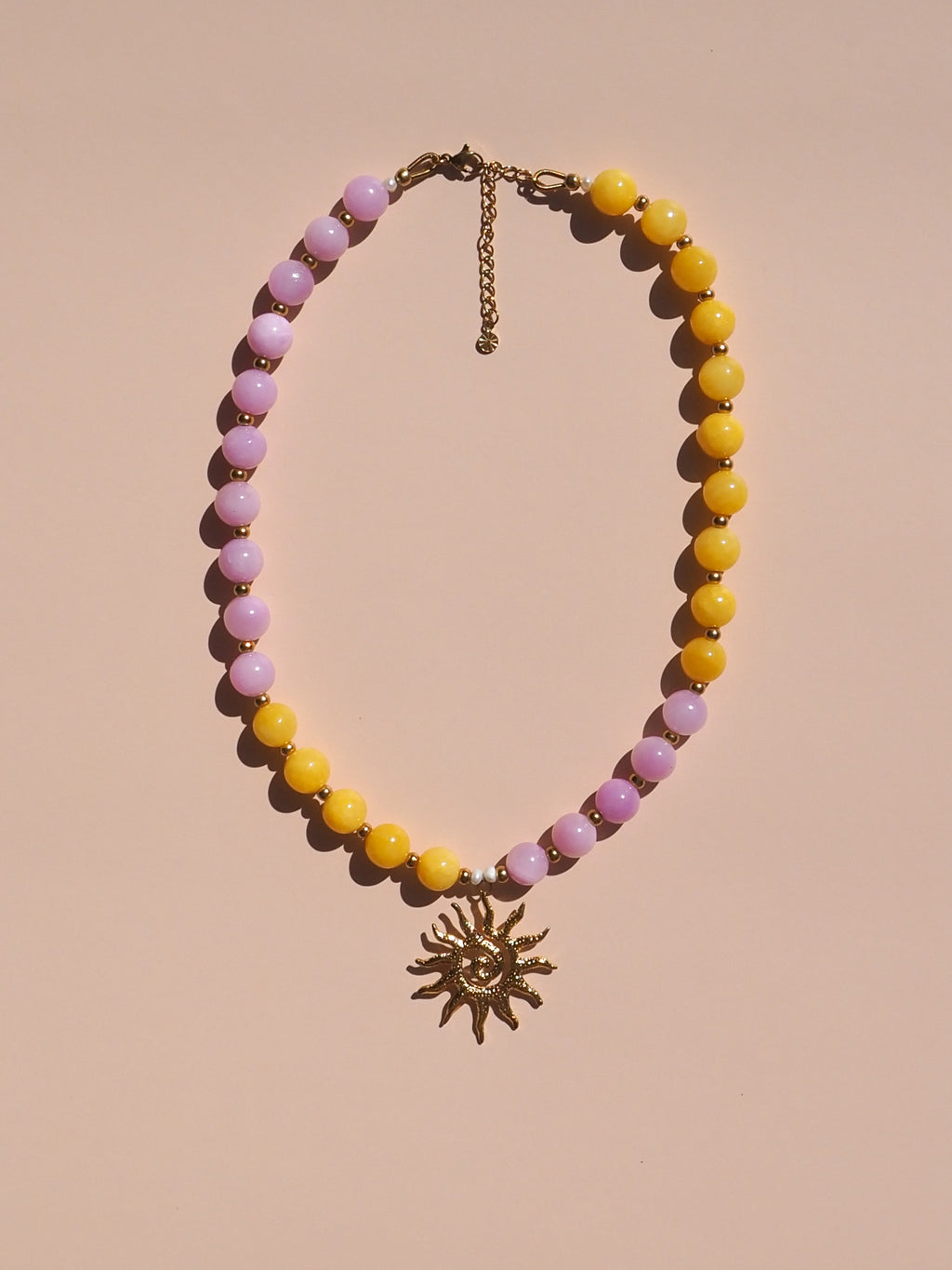 Spiral Sun Pink & Yellow