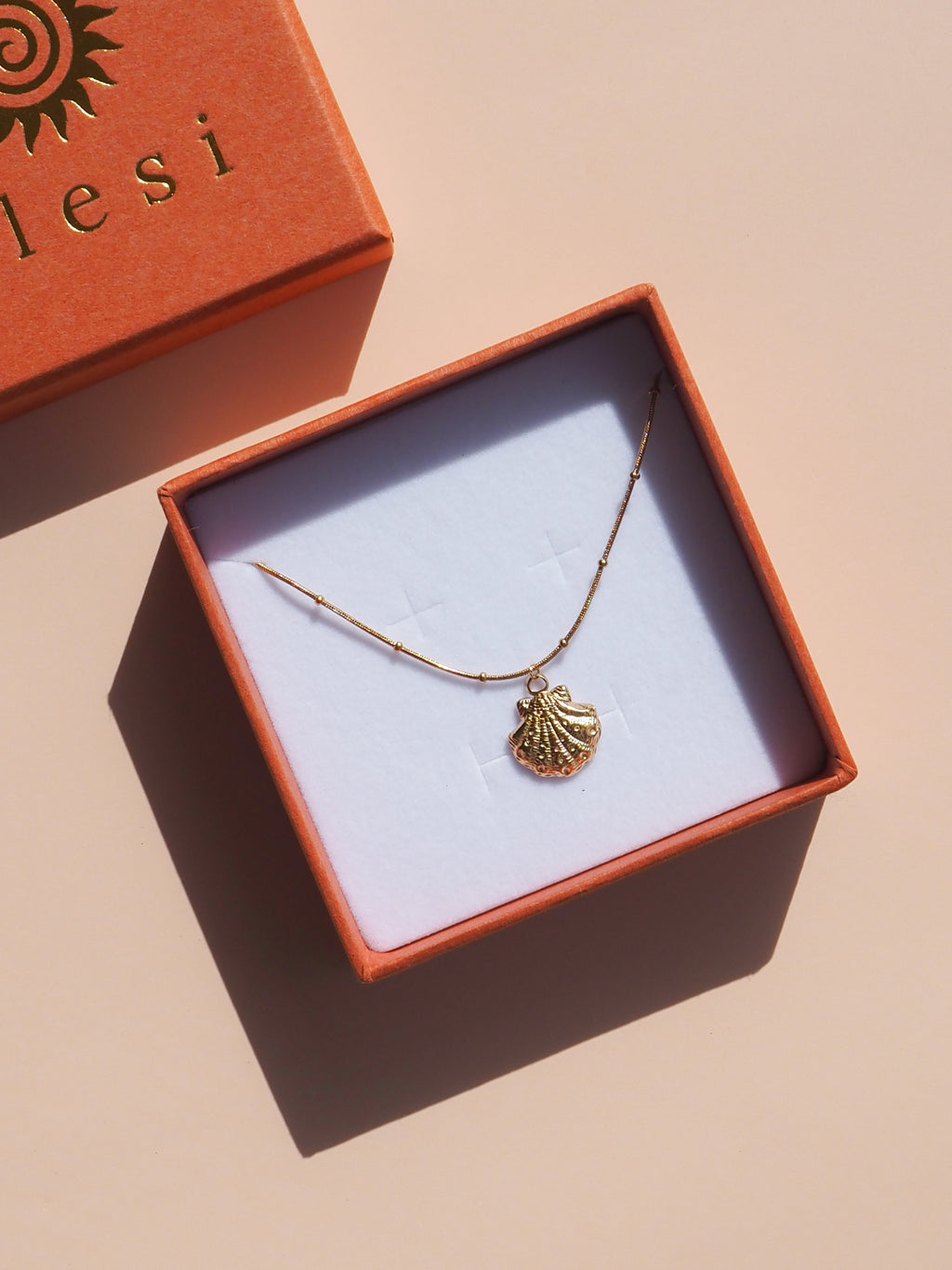 Seashell Scallop Necklace