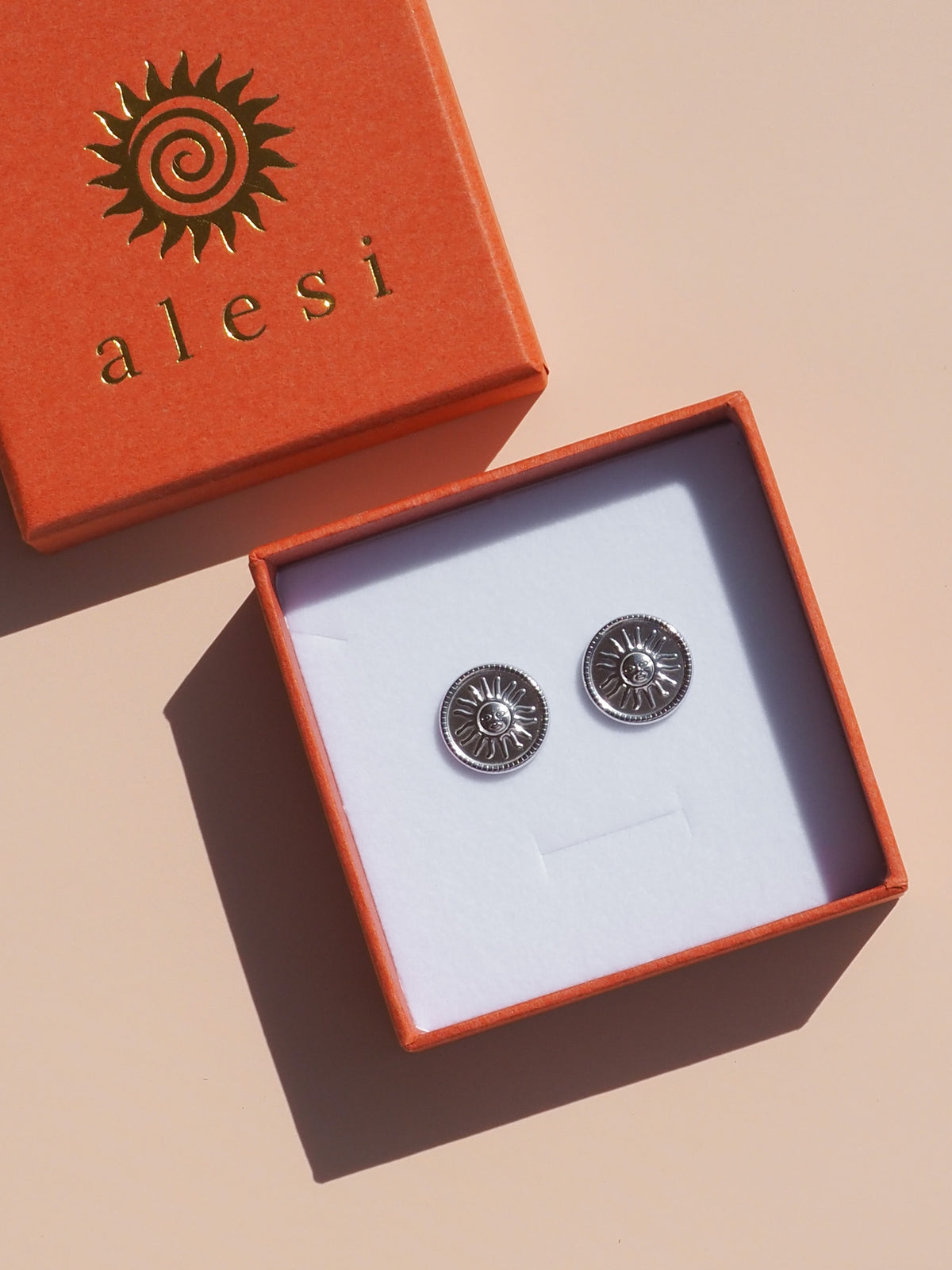 Sun Earrings - Silver