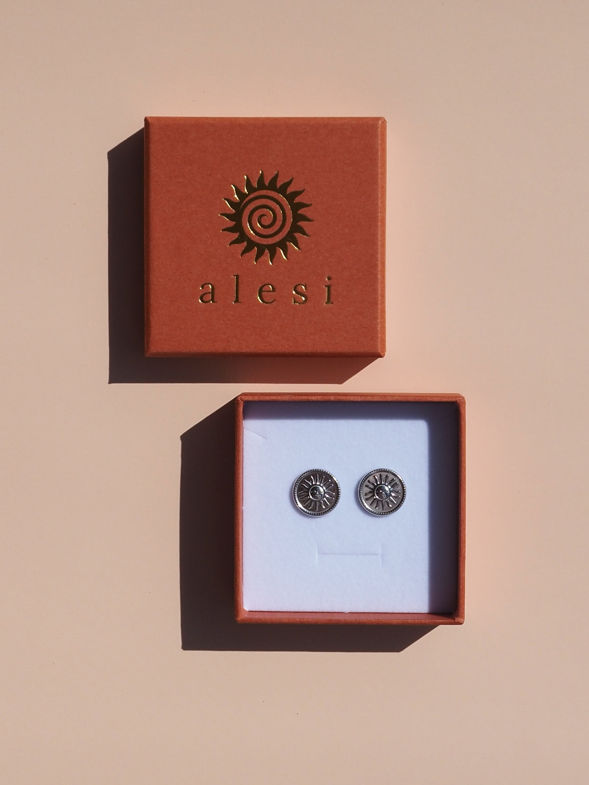 Sun Earrings - Silver