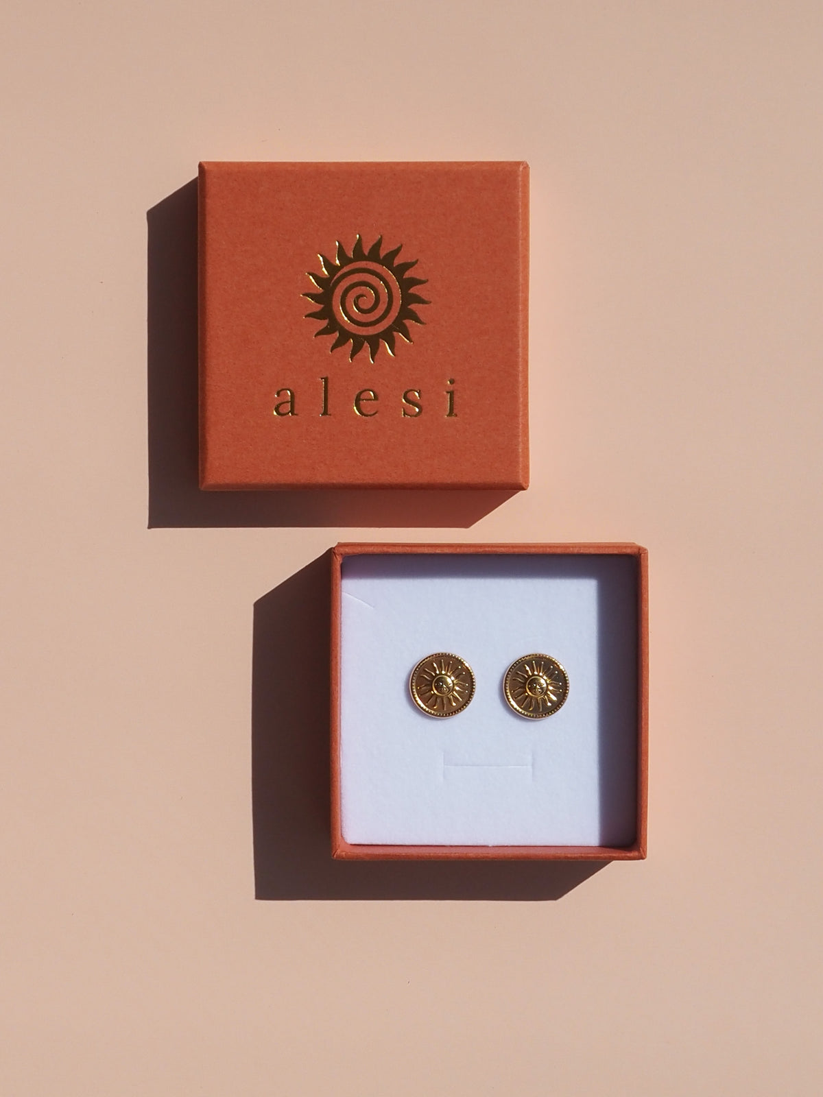 Sun Earrings - Gold