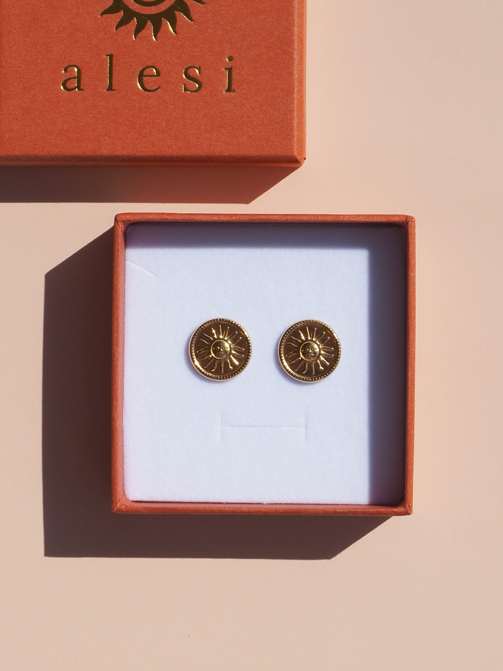 Sun Earrings - Gold