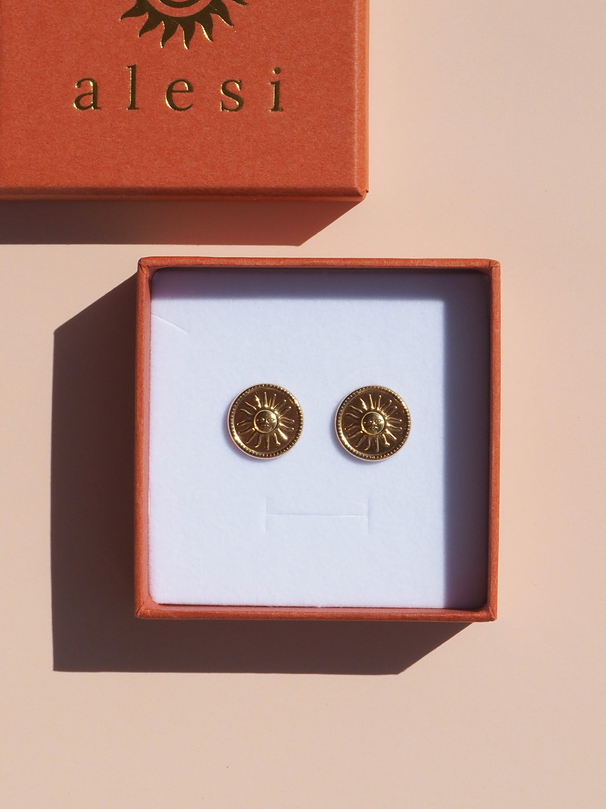 Sun Earrings - Gold