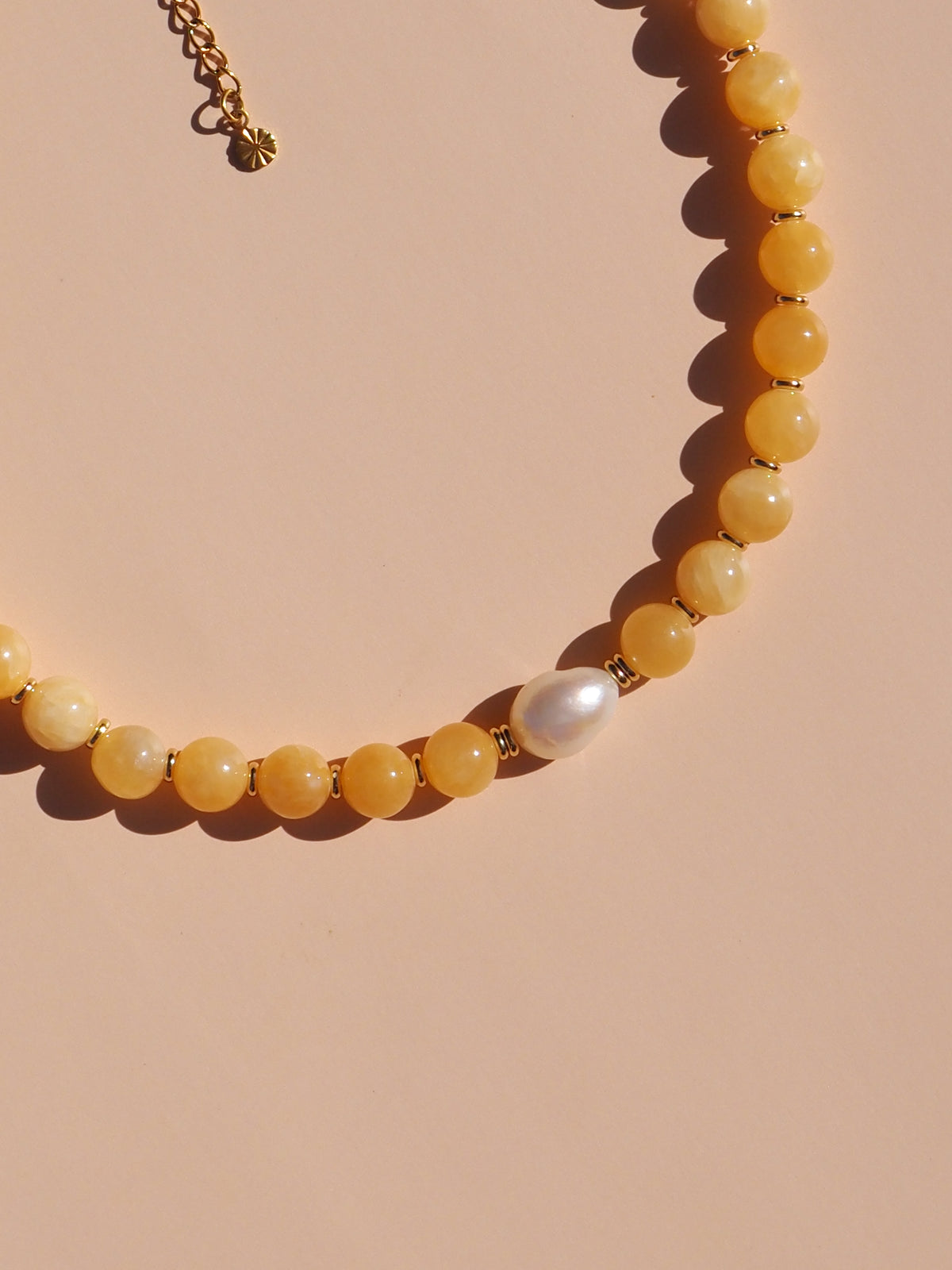 Freshwater Pearl Lemon Necklace