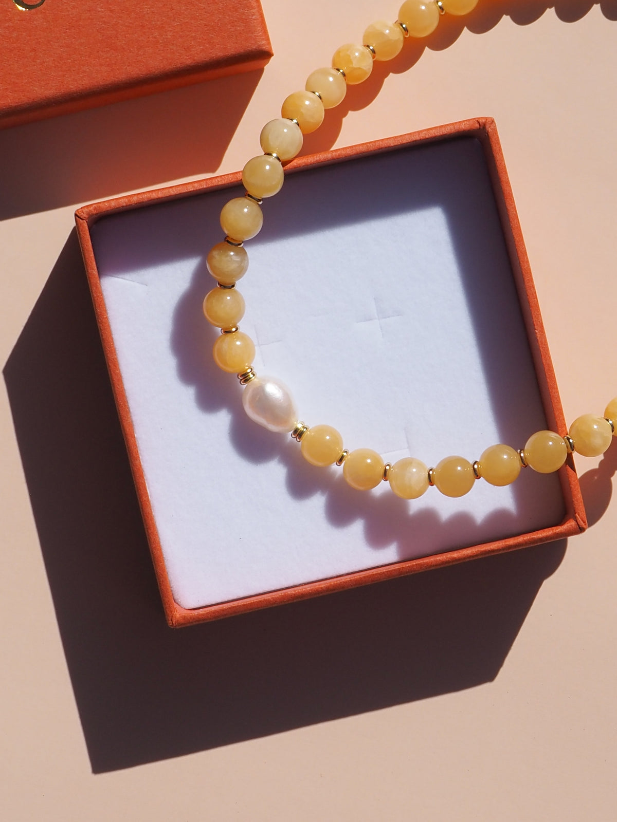Freshwater Pearl Lemon Necklace