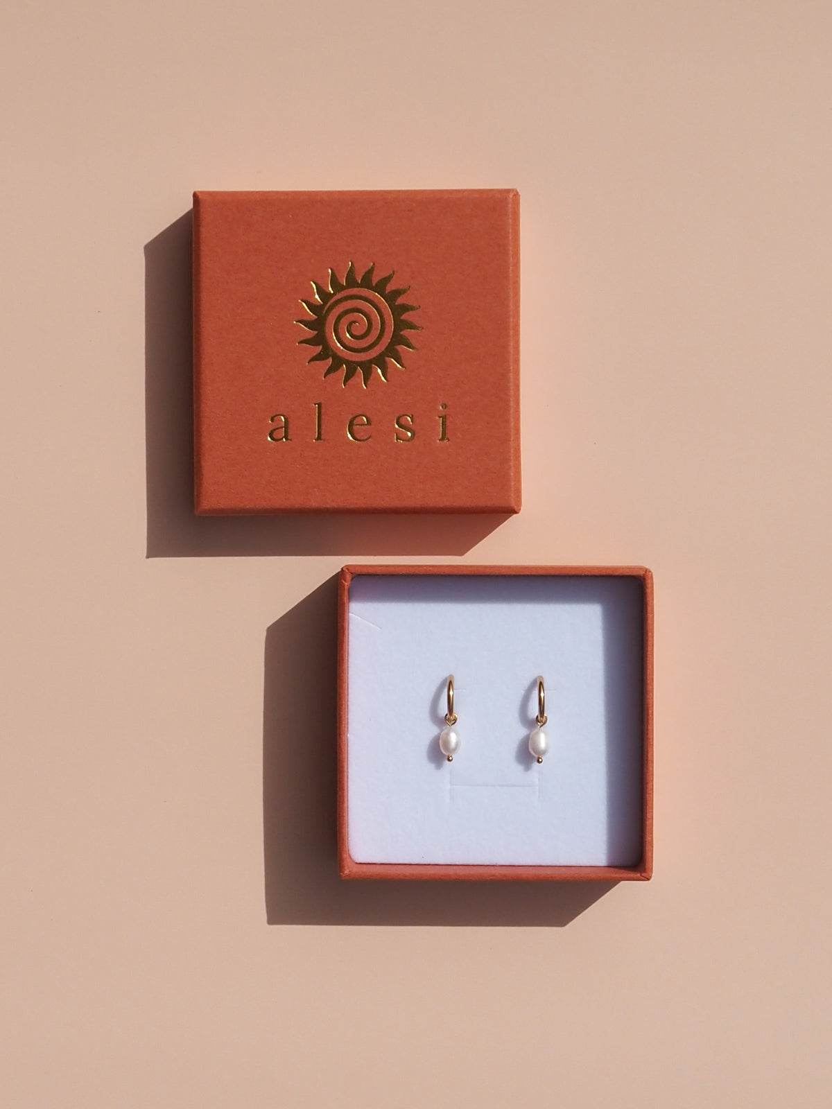 Pearl Hoop Earrings