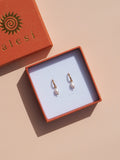 Pearl Hoop Earrings