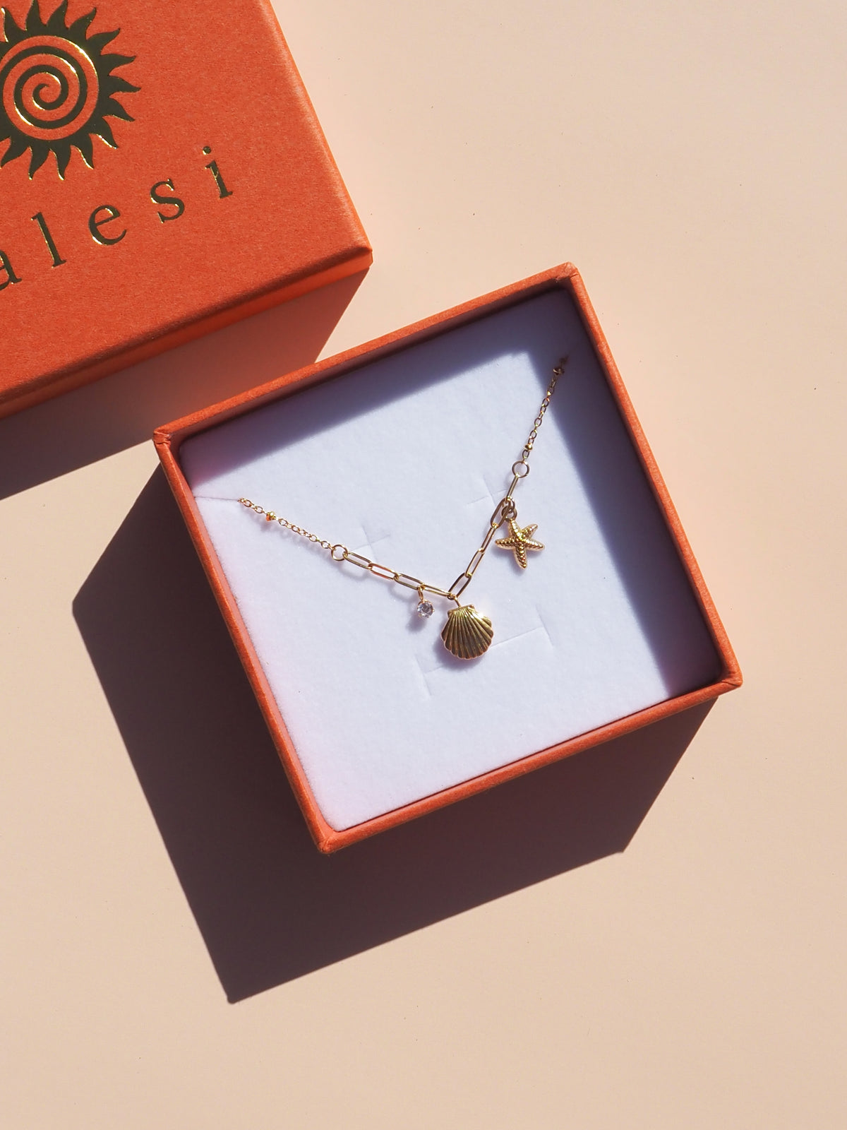Seashell Charm Necklace