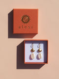 Cowrie Shell Dangle Earrings