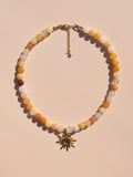 Multicolour Sun Necklace