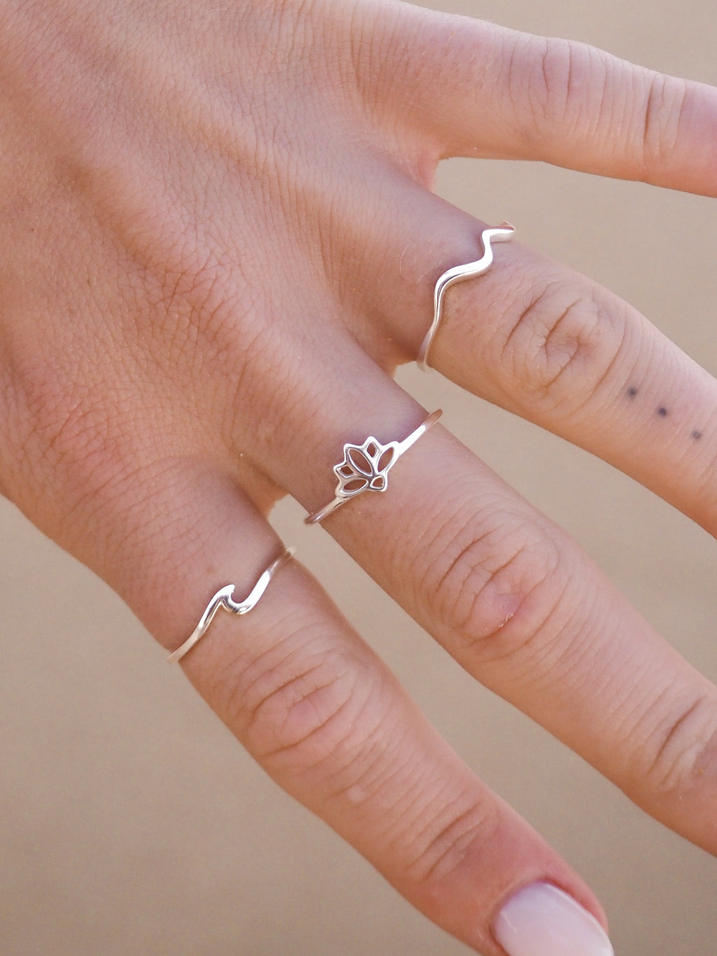 Wave Ring Sterling Silver