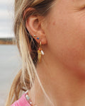 Koi Earrings - Coral