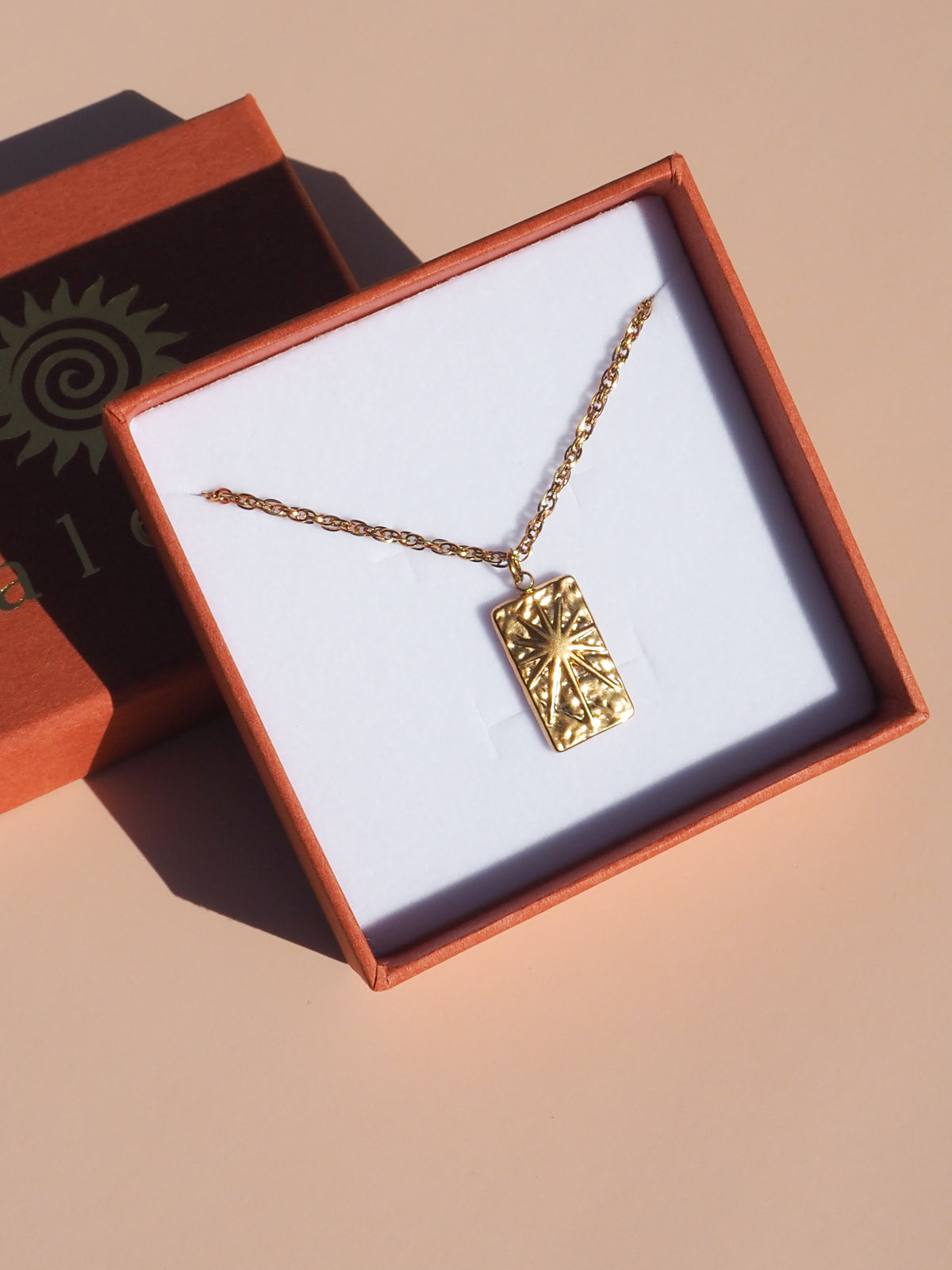 Pressed Star Pendant Necklace