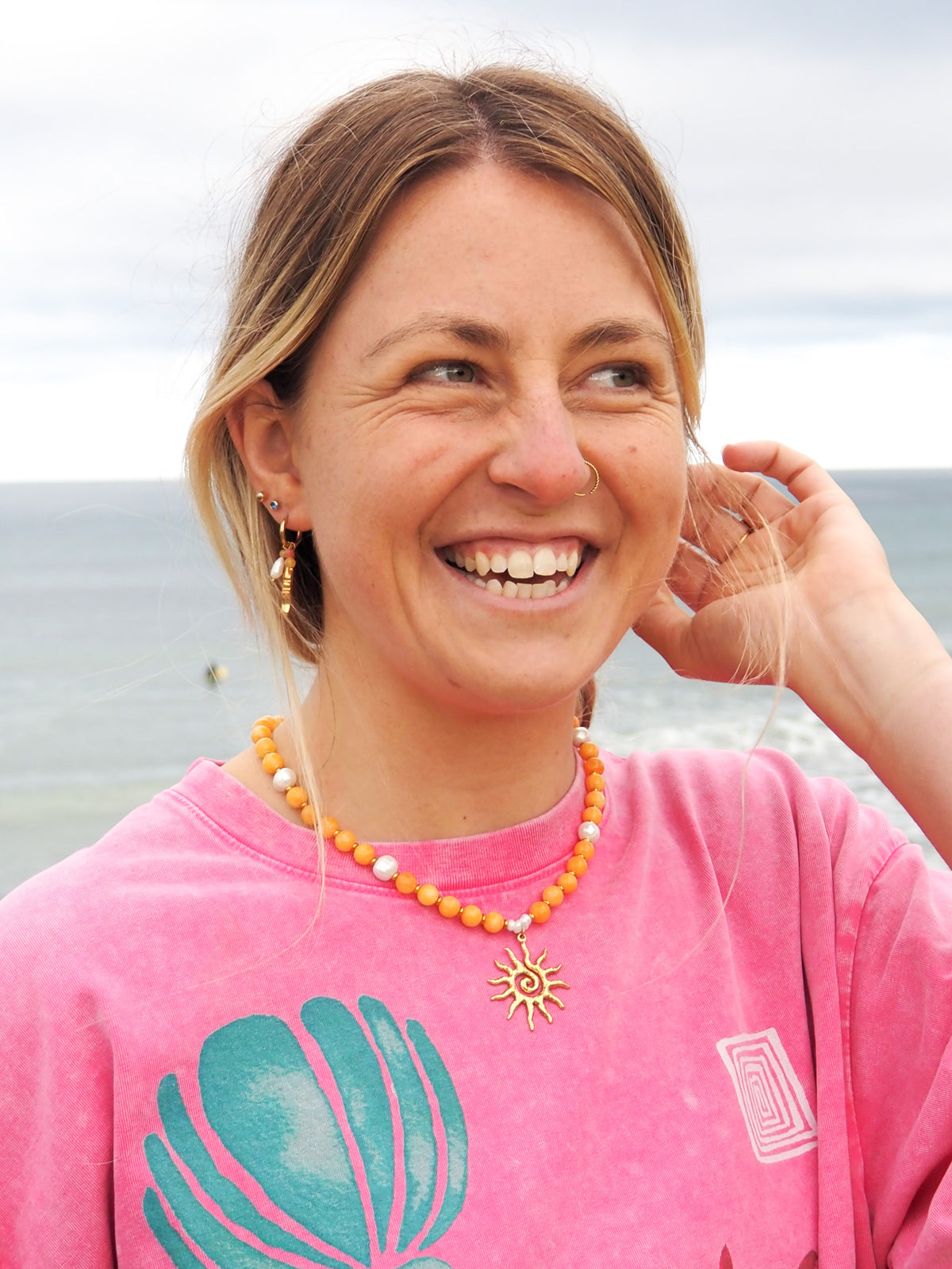 Solstice Necklace - Honey