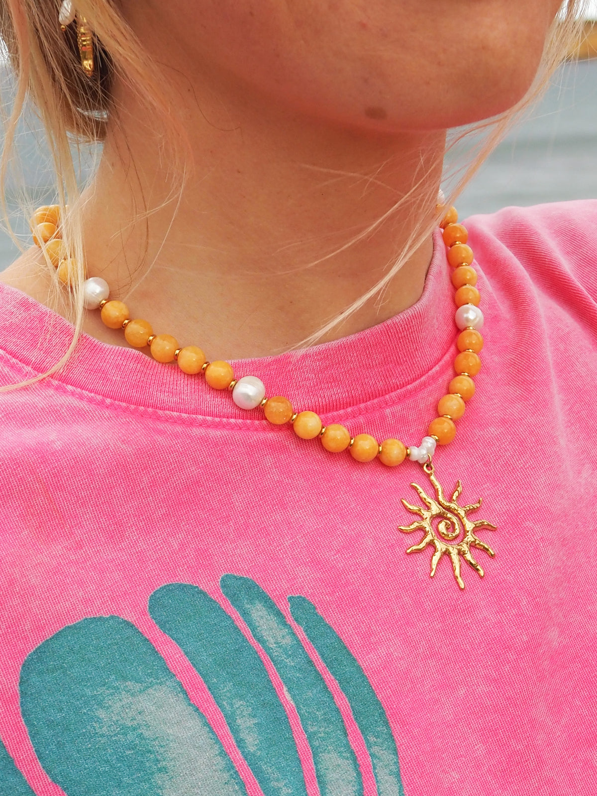Solstice Necklace - Honey