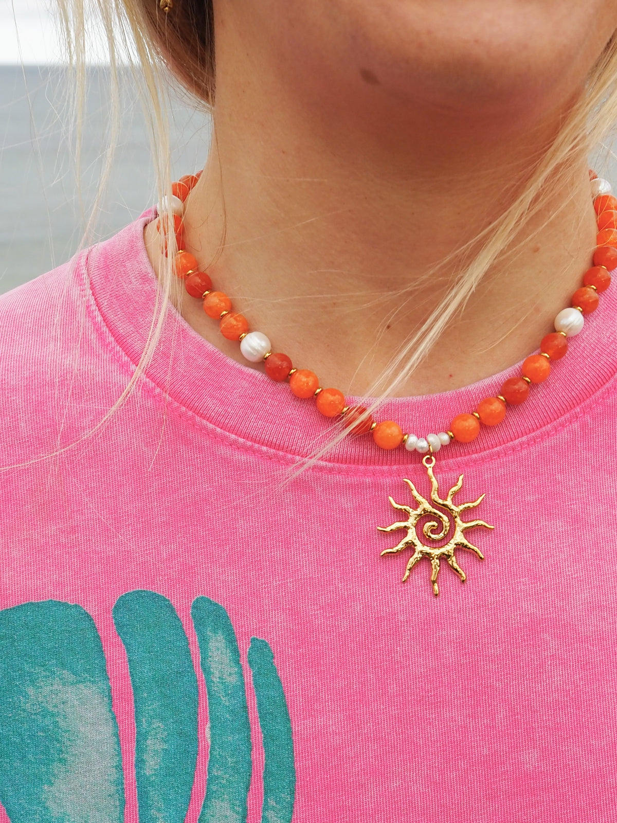 Solstice Necklace - Ochre