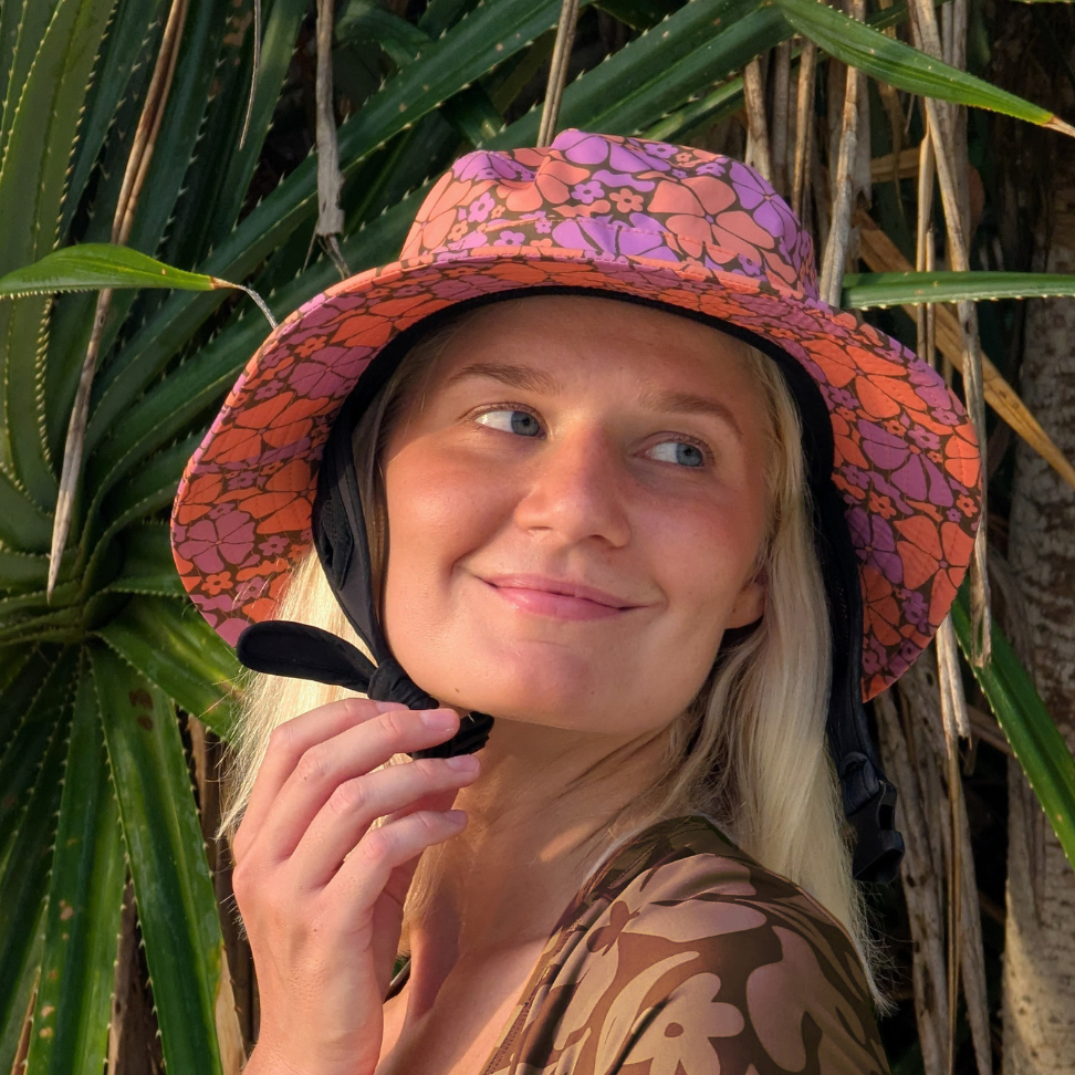 Auraya Surf Hat - Retro Bloom