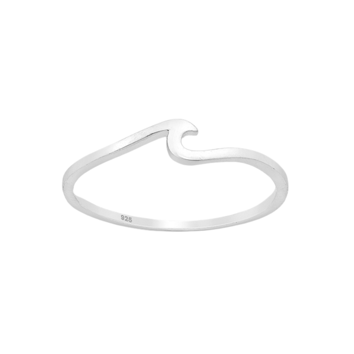 Wave Ring Sterling Silver