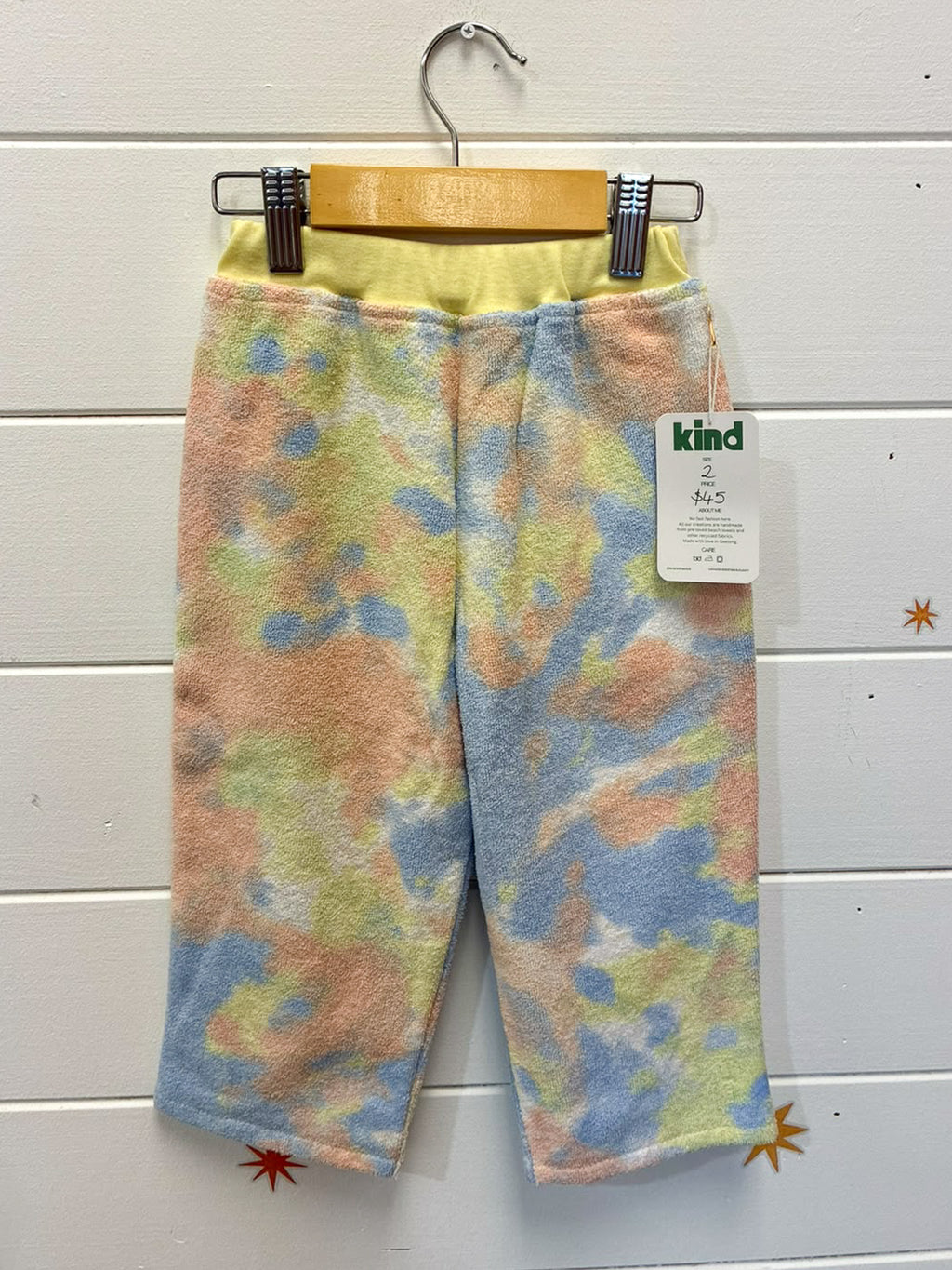 Kind Clothes Club Rockpool Terry Pants - Size 2