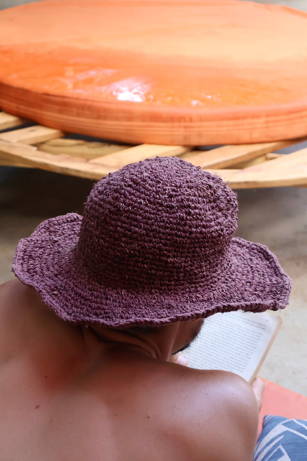 Spicy Sols Brown Hemp Hat - Wide Brim